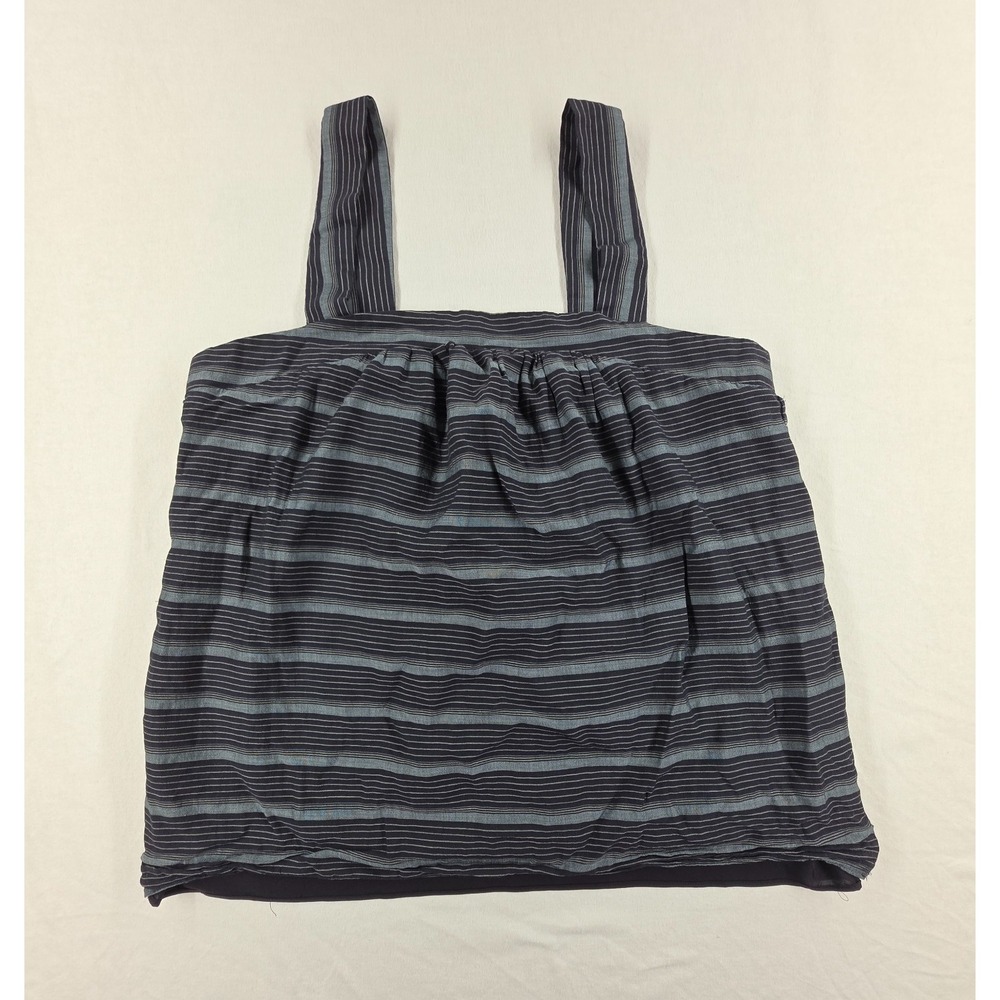 Theory Womens Striped Tank Top Black